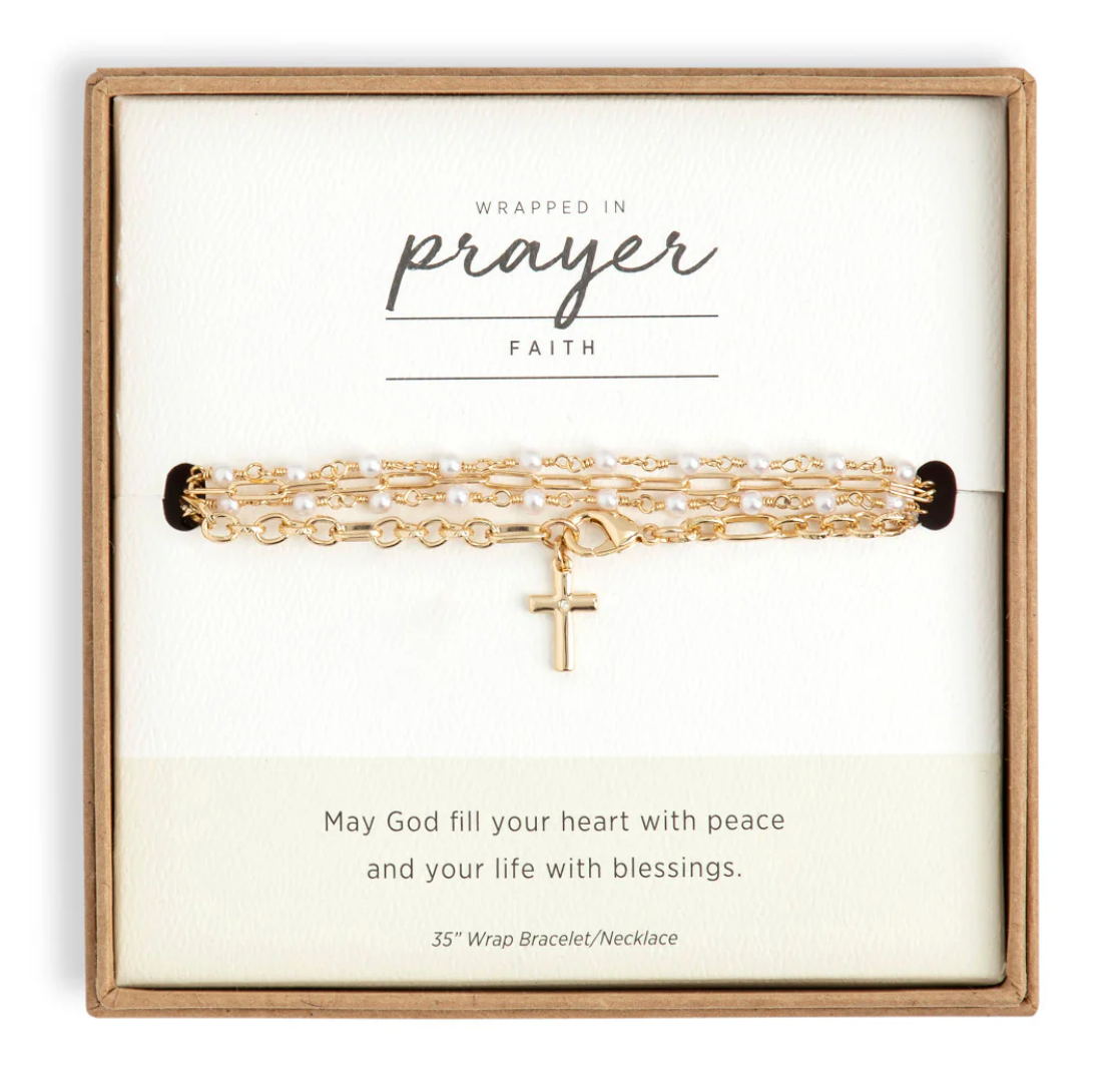 Faith Wrapped in Prayer Bracelet / Necklace