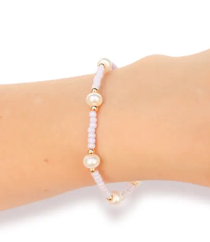 Pastel Lilac Pearl Bracelet