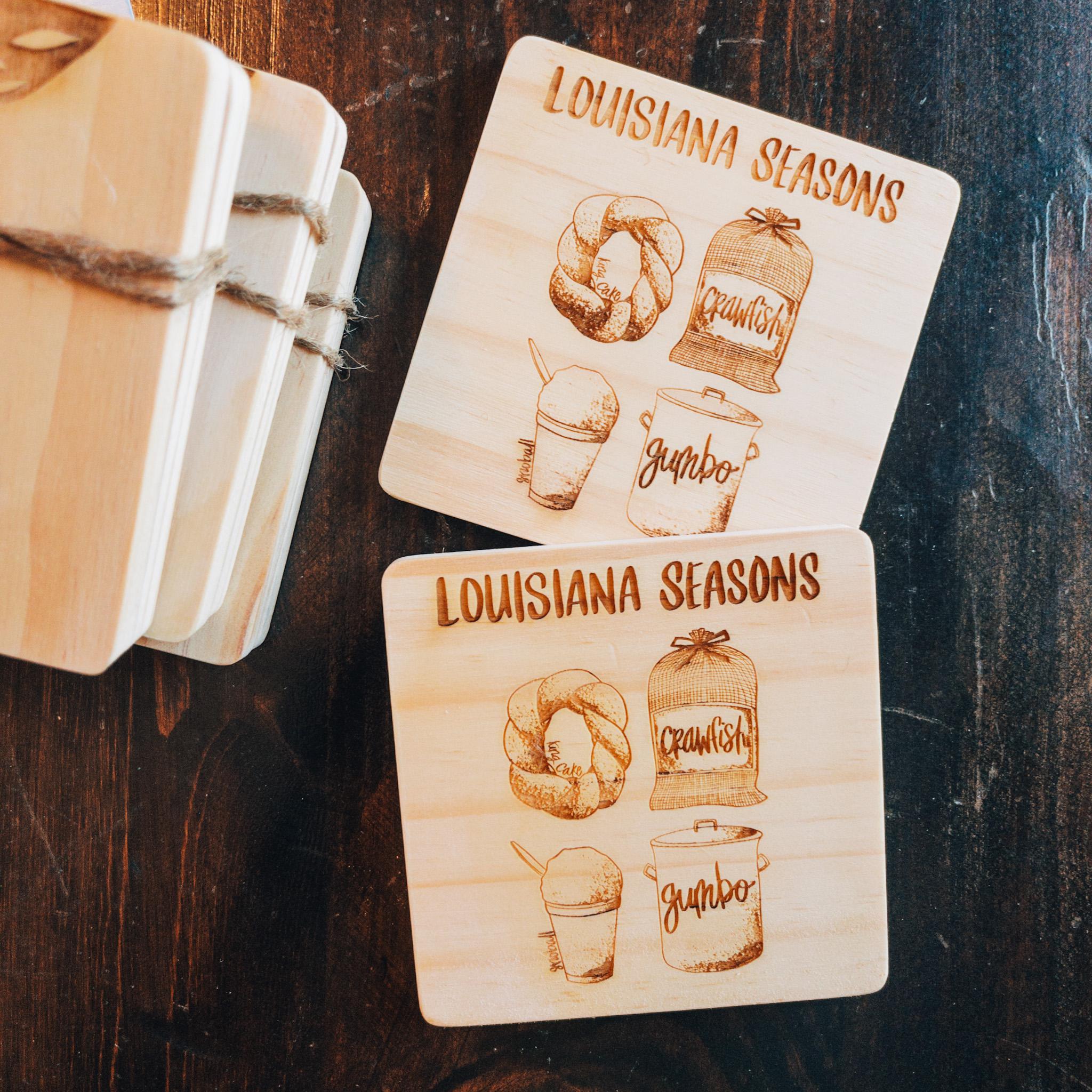 Etched Coaster Duo {set of 2}