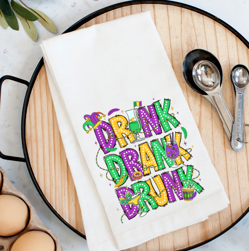 Drink, Drank Kitchen Towel