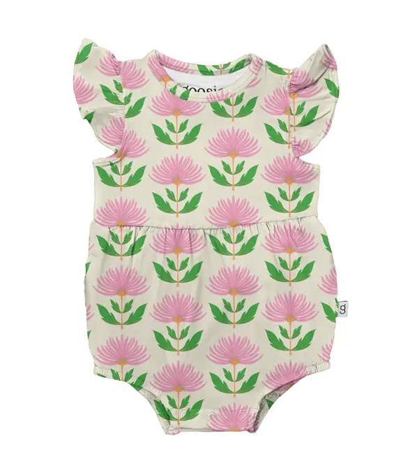 Goosies Flutter Bubble, Pink Block Flowers