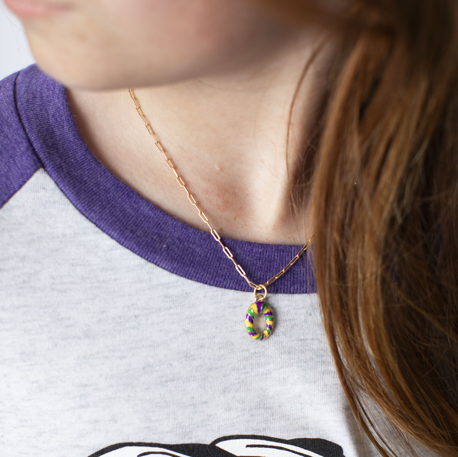 King Cake Necklace