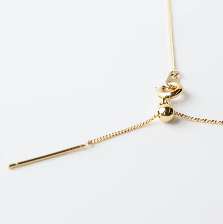 Faith Over Fear Gold Necklace