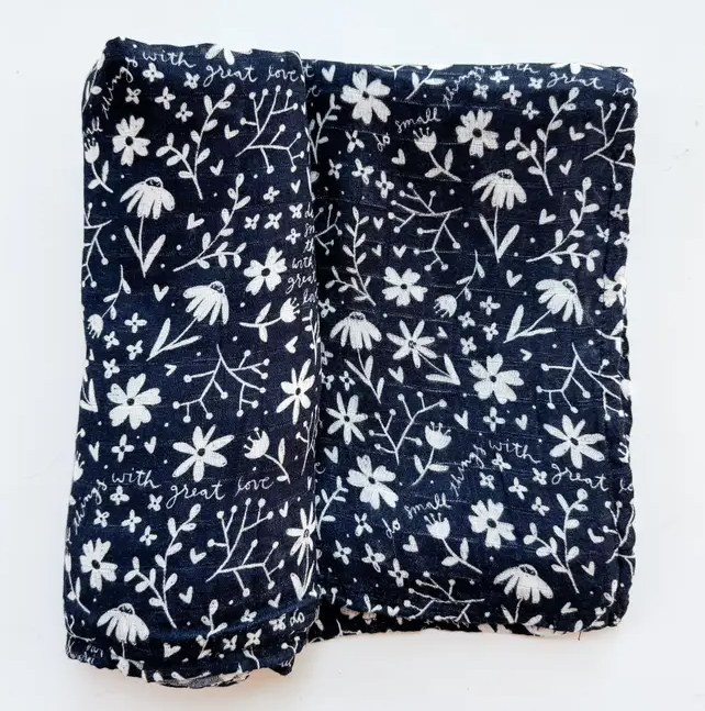 Mother Teresa Small Things Great Love Blanket Swaddle