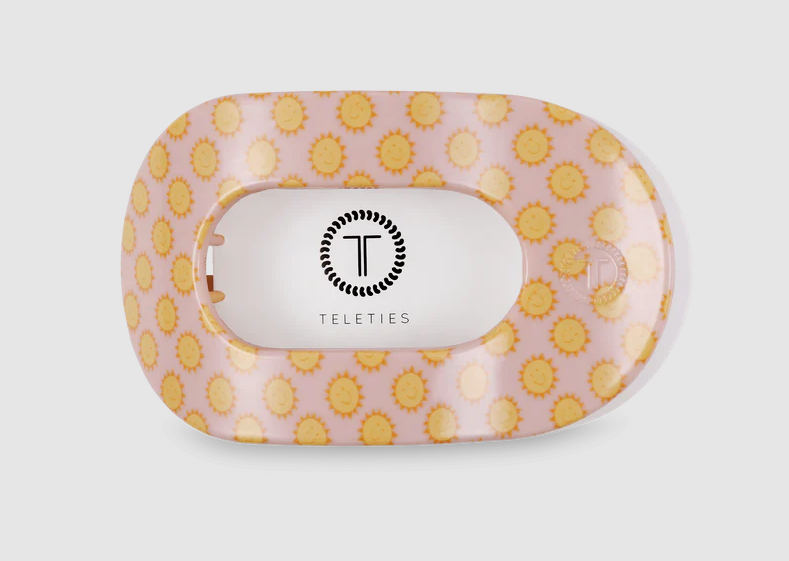 Teleties Hair Clip, Medium Flat Round