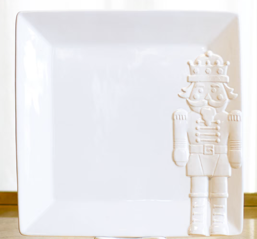Royal Nutcracker Embossed Platter