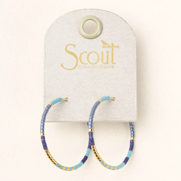 Scout Chromacolor Miyuki Hoops, Cobalt