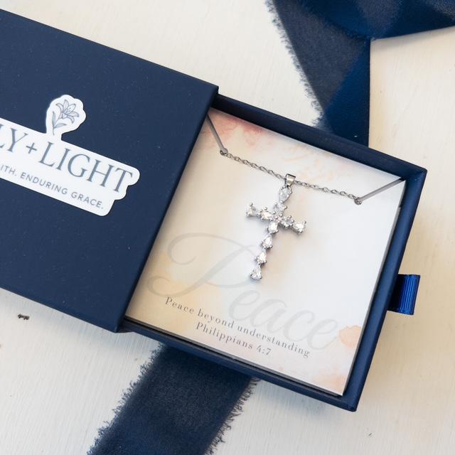 L+L Necklace, Peace (Silver)