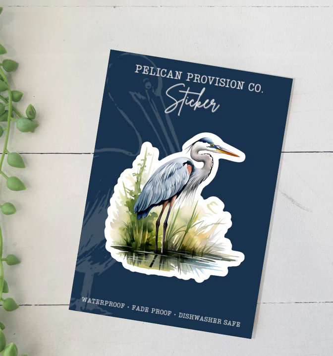 Heron Sticker