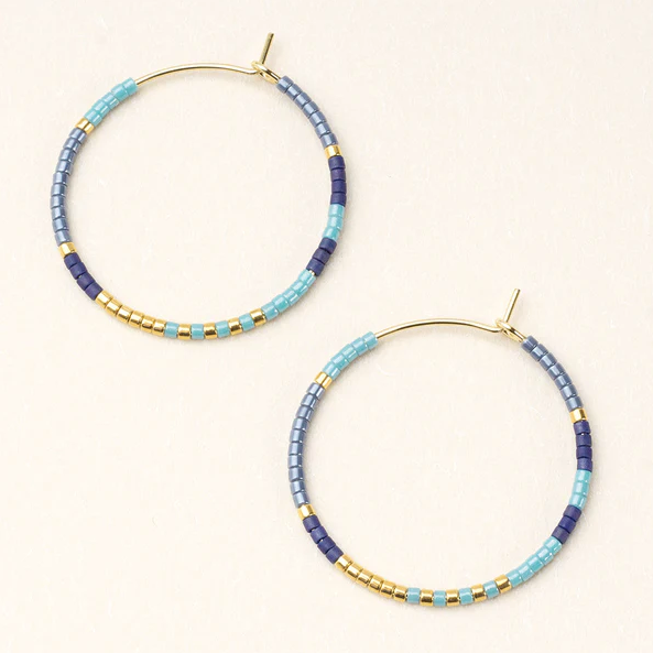 Scout Chromacolor Miyuki Hoops, Cobalt