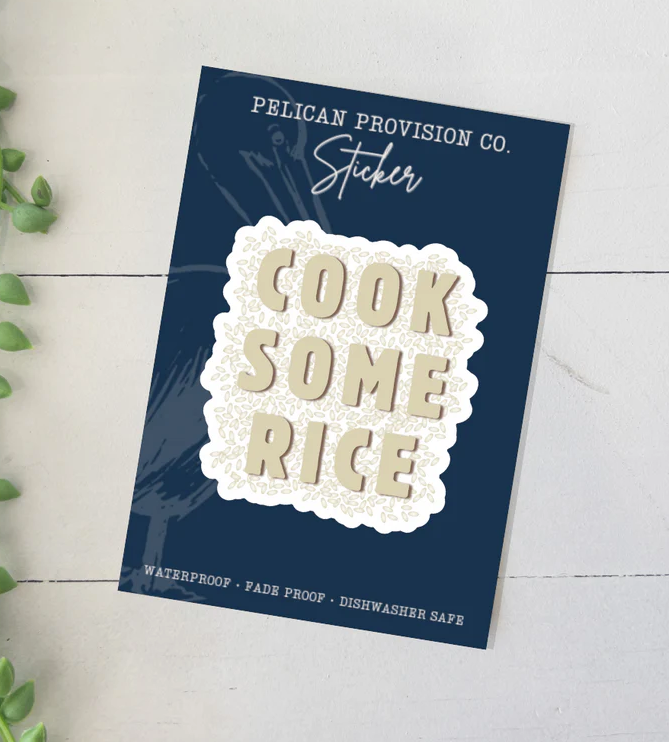 Cook Some Rice Sticker