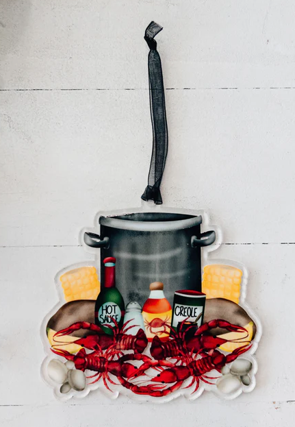 Crawfish Pot Acrylic Ornament