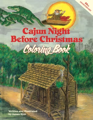 Cajun Night Before Christmas Coloring Book
