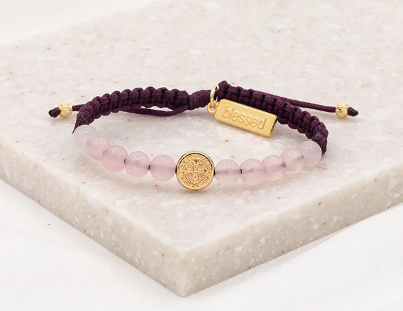 Wake Up and Pray Meditation Bracelet