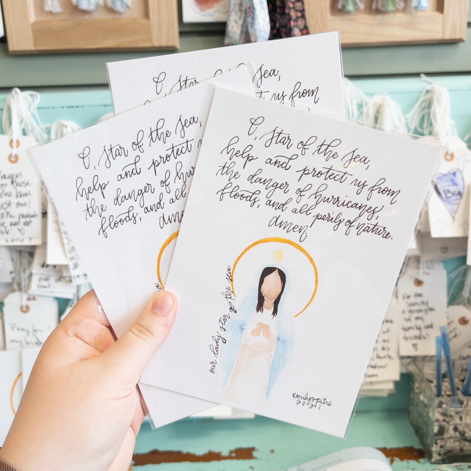 Our Lady Star of the Sea Print