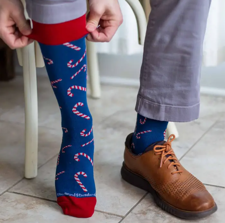 Men's Candy Cane Lane Socks