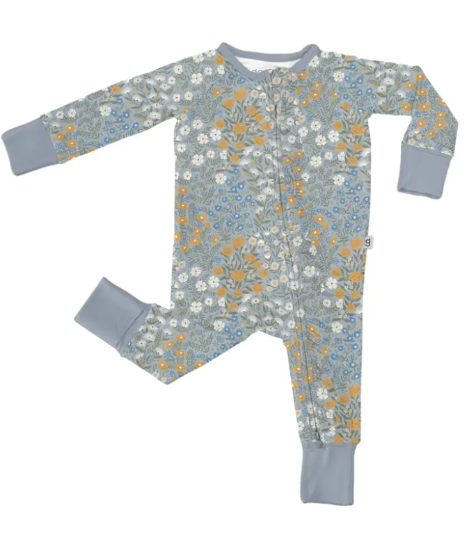 Goosies Romper, Blue Meadow