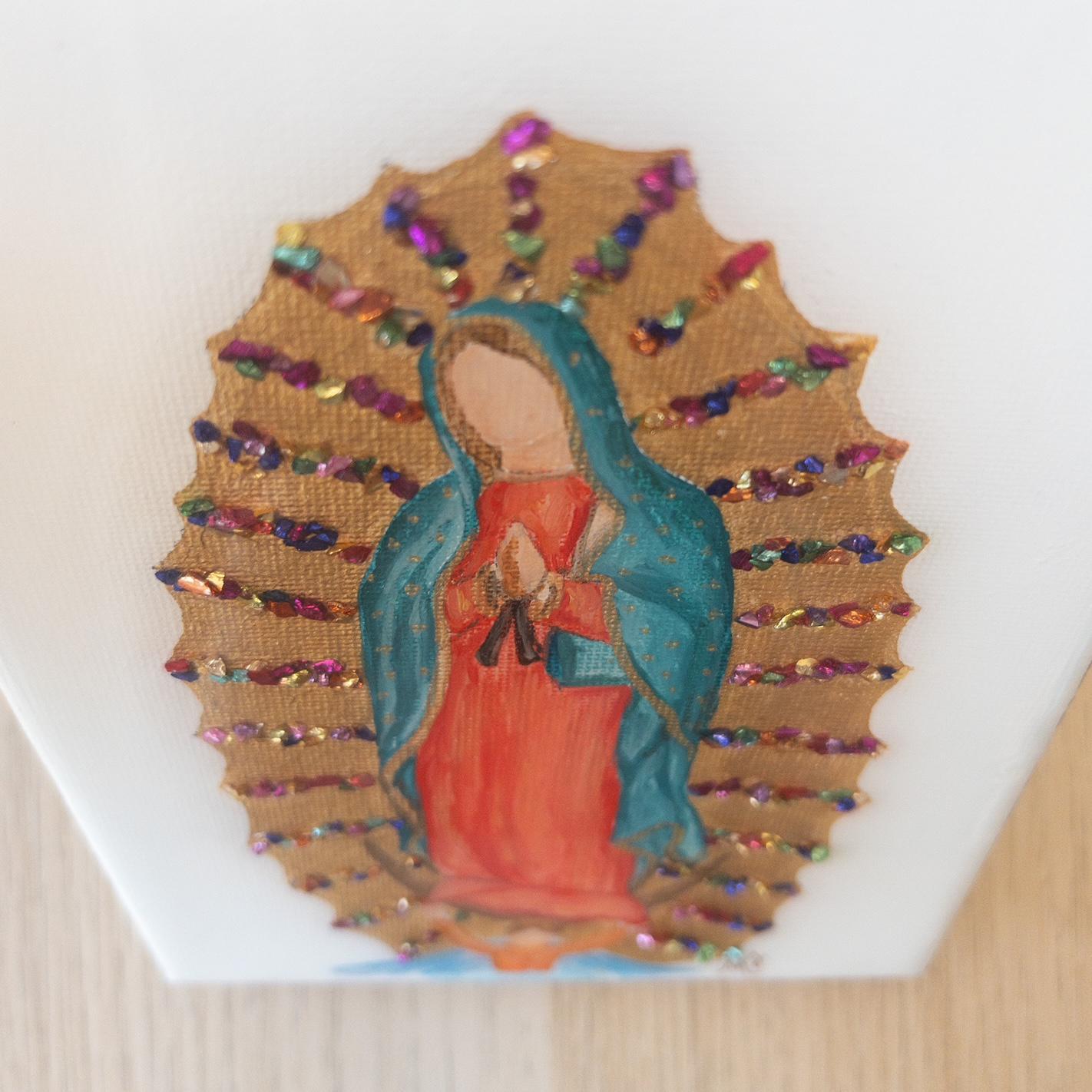 Our Lady of Guadalupe Original Painting {5x7}