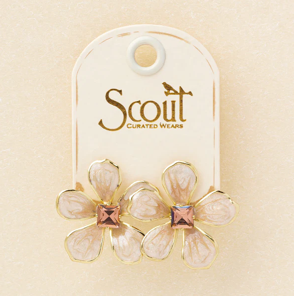Scout Sparkle & Shine Enamel Flower Earring (Large)
