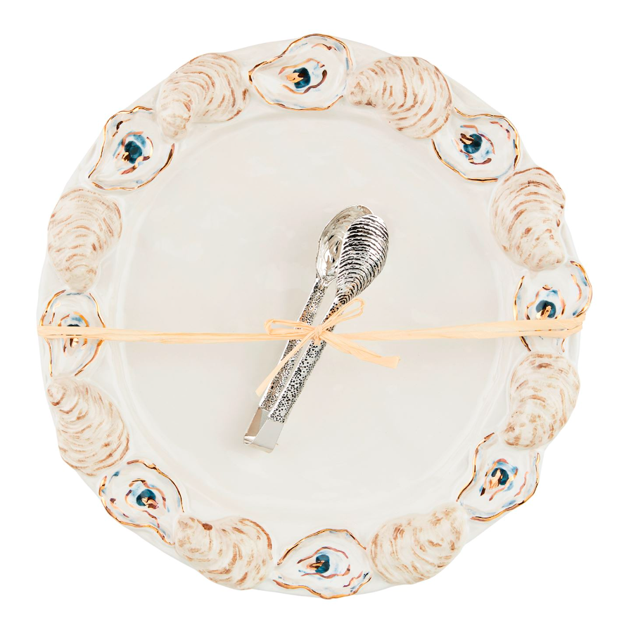 Oyster Round Platter Set