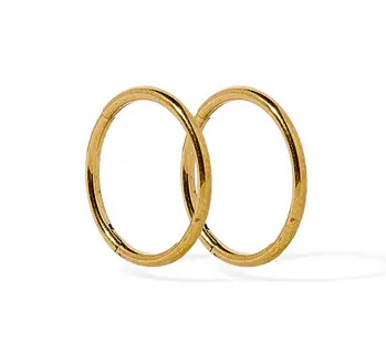 Ava Huggie Infinity Hoop Earrings