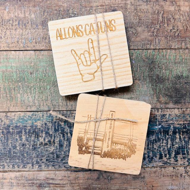 Etched Coaster Duo {set of 2}
