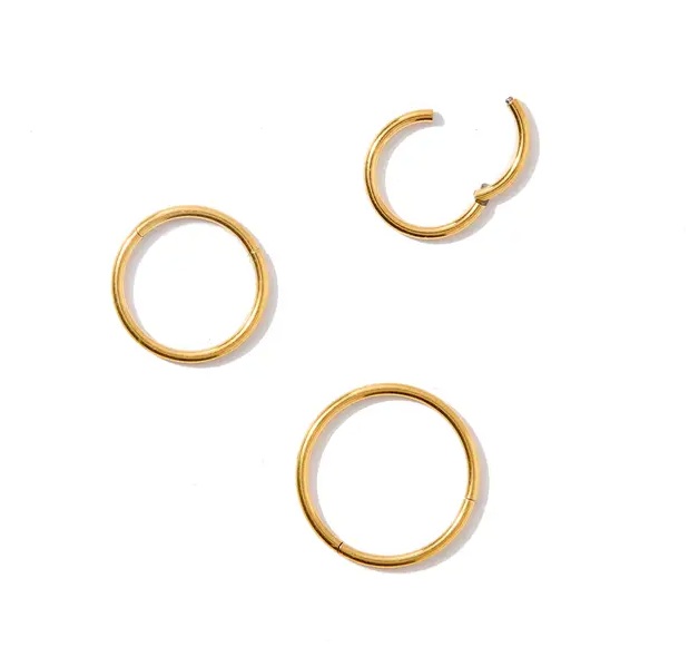 Ava Huggie Infinity Hoop Earrings
