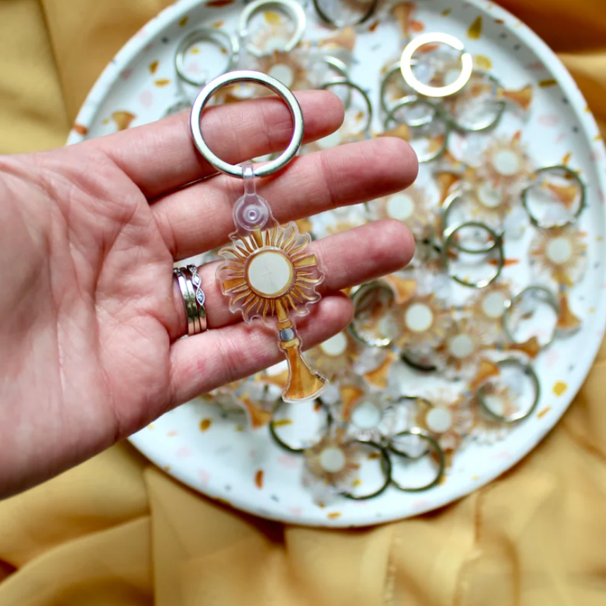 Monstrance Keychain