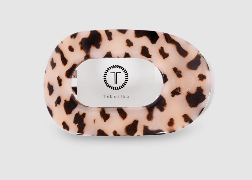 Teleties Hair Clip, Medium Flat Round