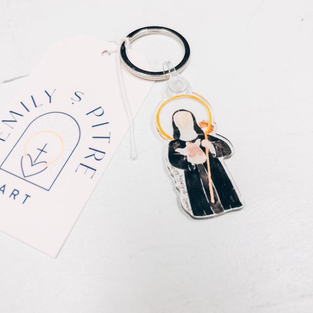 St. Scholastica Keychain