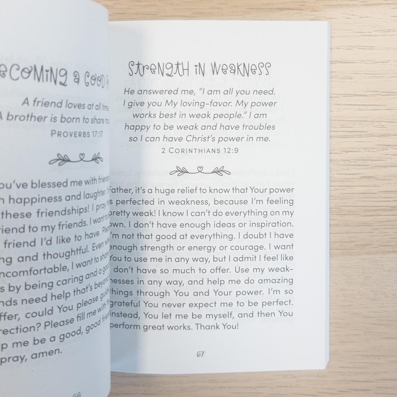 Quiet Time Prayers for a Girl's Heart