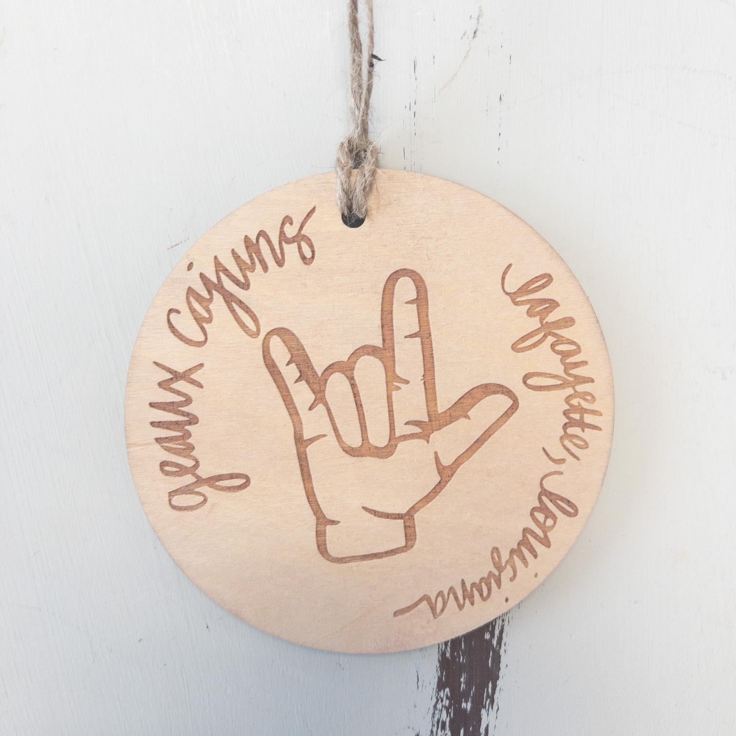 Geaux Cajuns Ornament