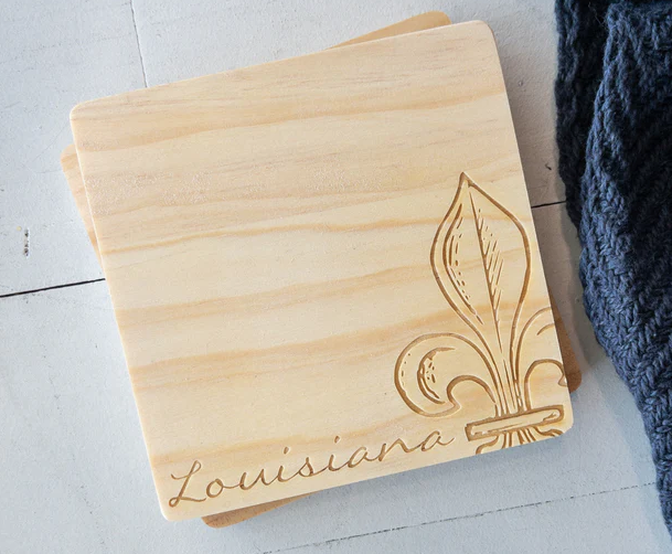 Etched Coaster Duo {set of 2}