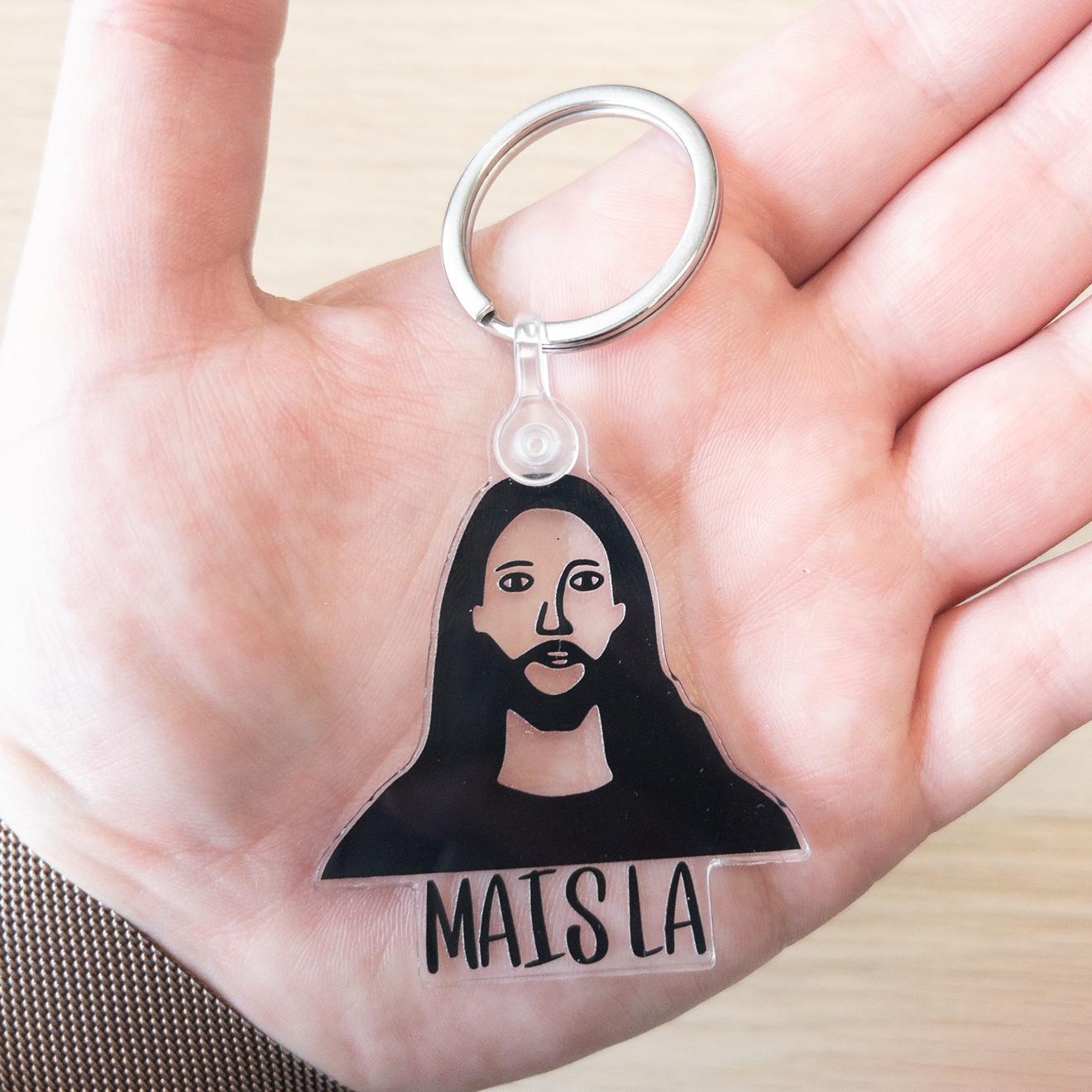 Jesus Mais La Keychain