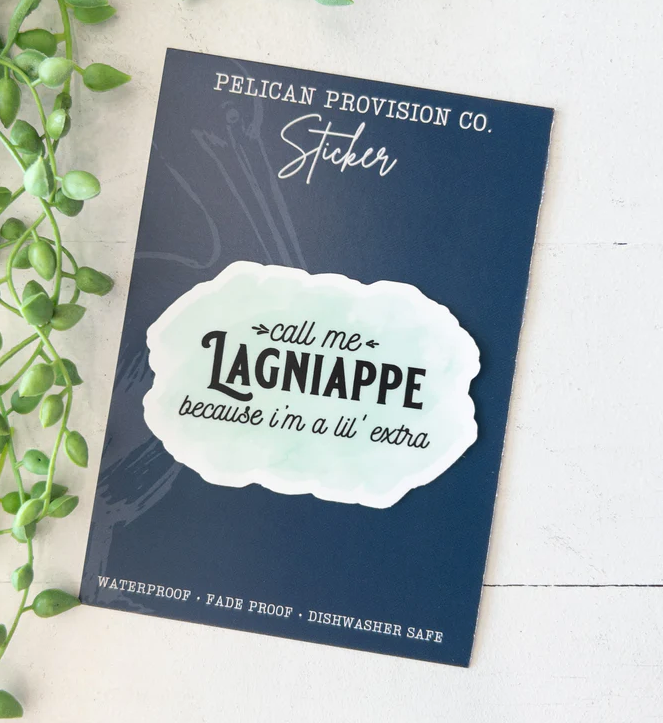 Lagniappe Sticker