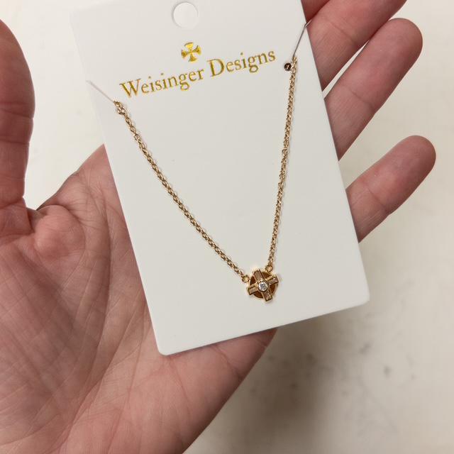 Small Faith Cross Danti Necklace