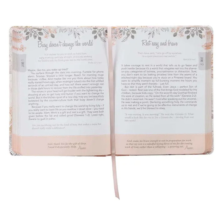 Walking in Grace Faux Leather Devotional