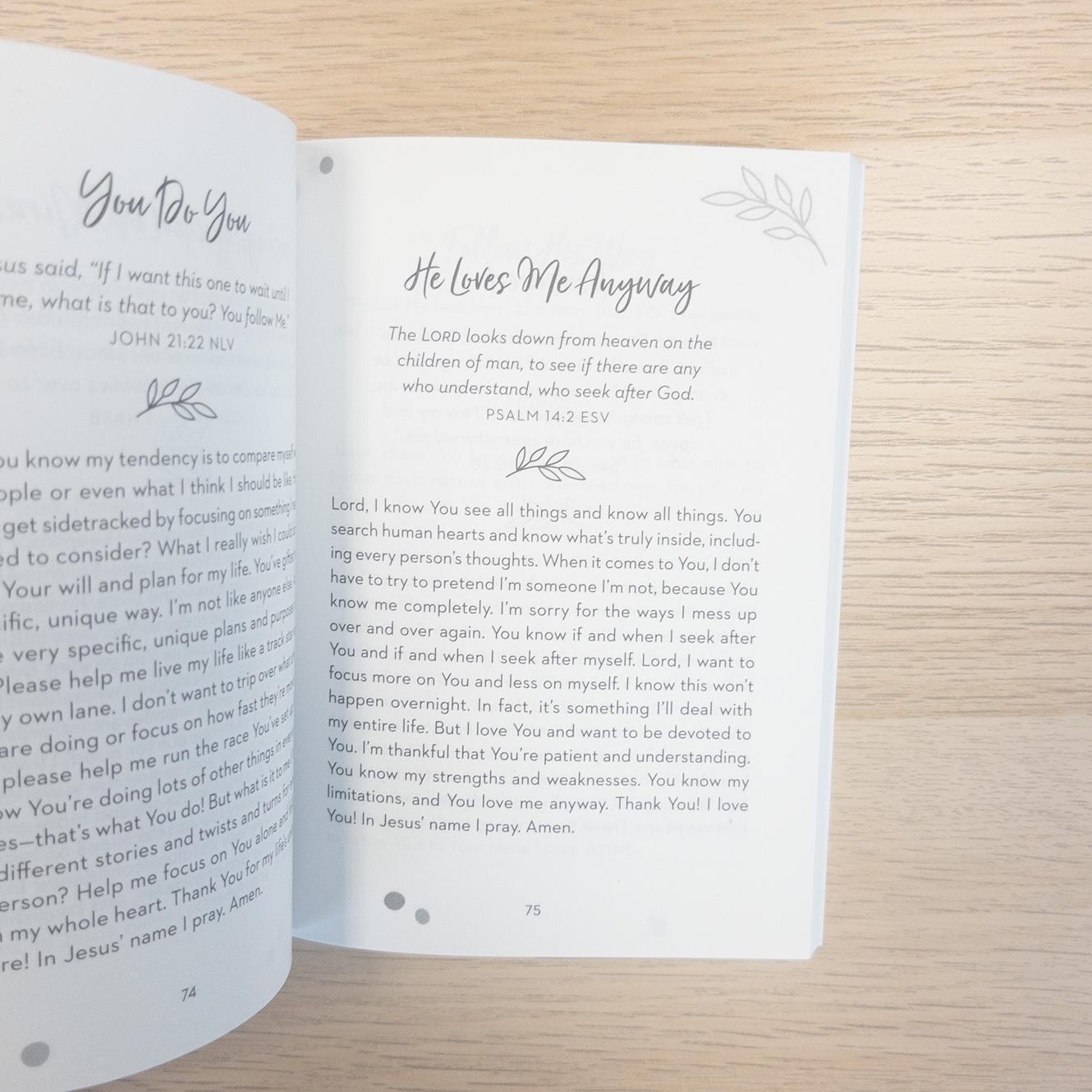 Quiet Time Prayers for a Teen Girl's Heart