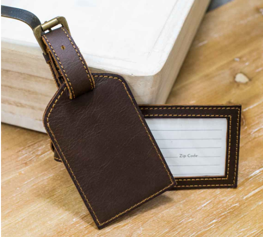 Leather Luggage Tag