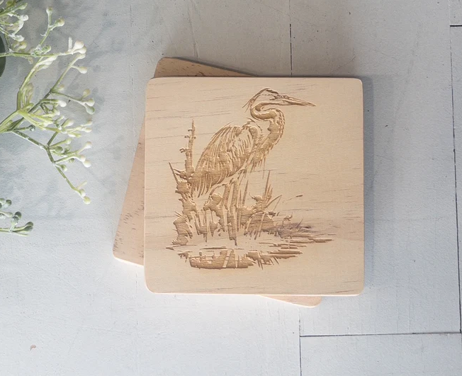 Etched Coaster Duo {set of 2}