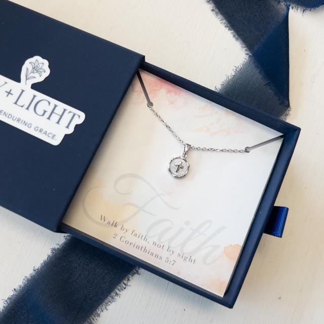 L+L Necklace, Faith (Silver)