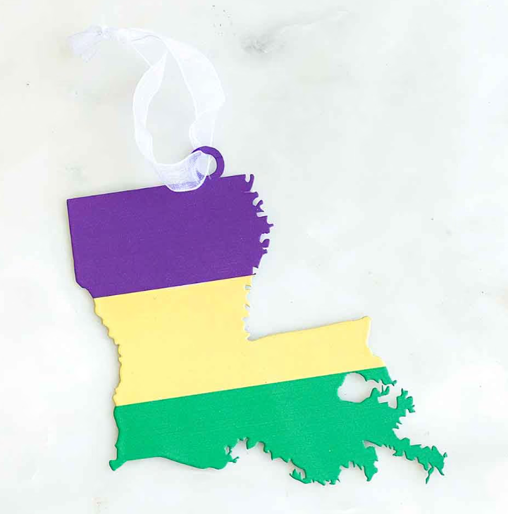 Louisiana Festive Ornament