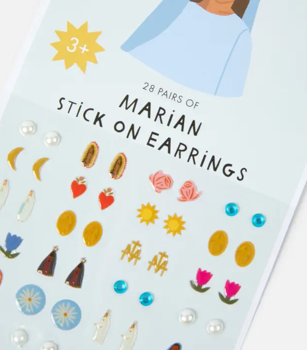 Marian Stick On Earrings