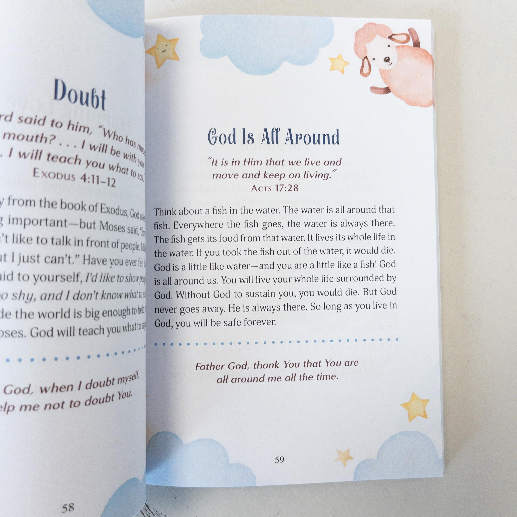 3 Minute Bedtime Devotions for Little Hearts