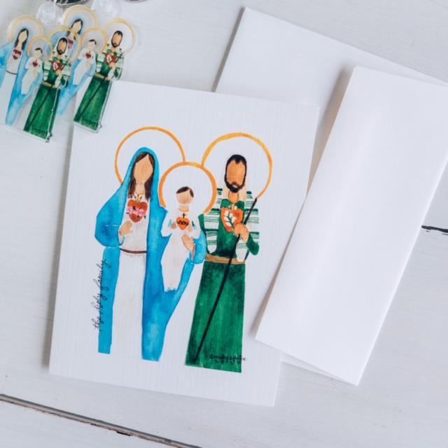Holy Family Notecards {Set of 5}
