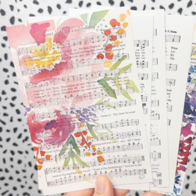 "Great is Thy Faithfulness" Postcard