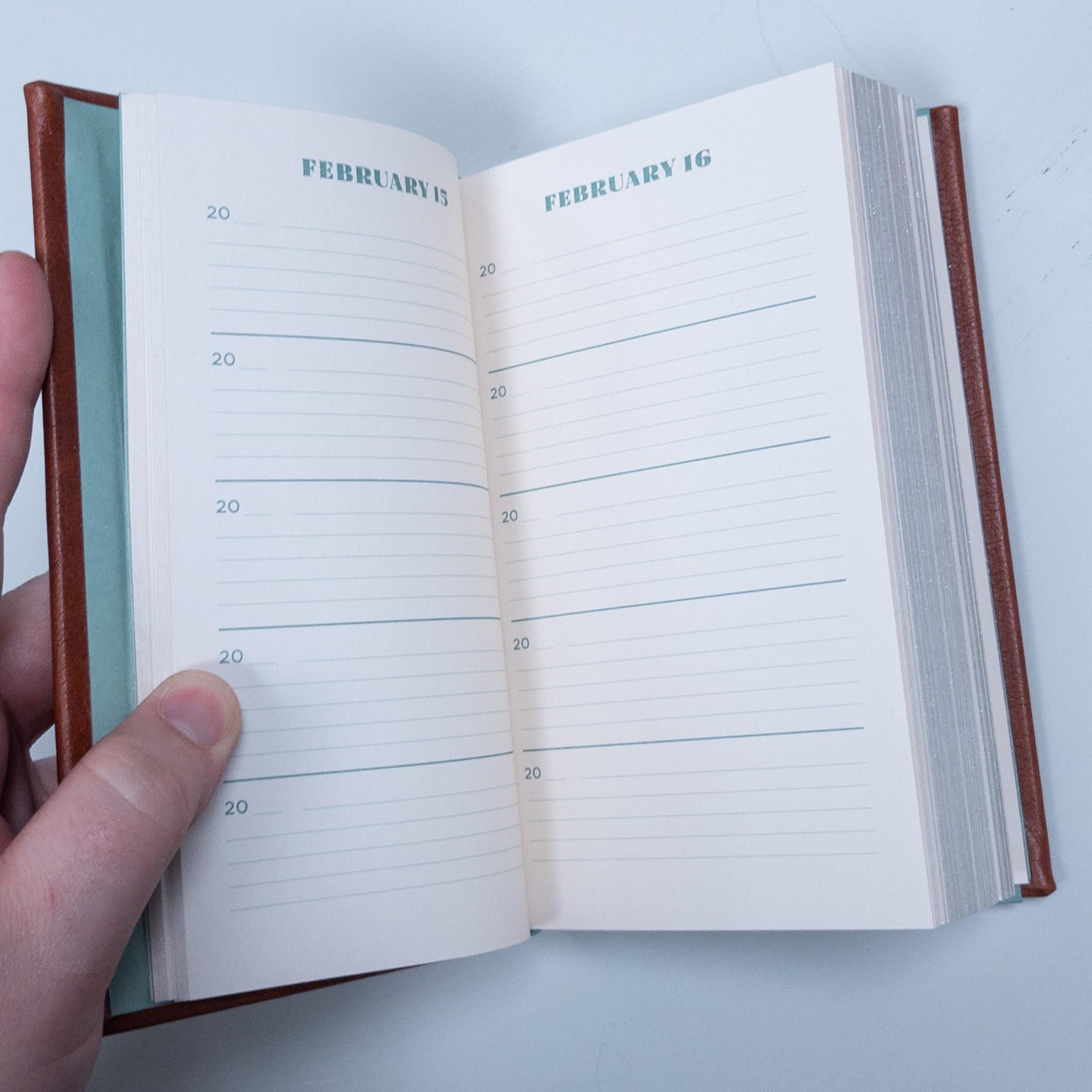 One Line A Day Journal {Leather}