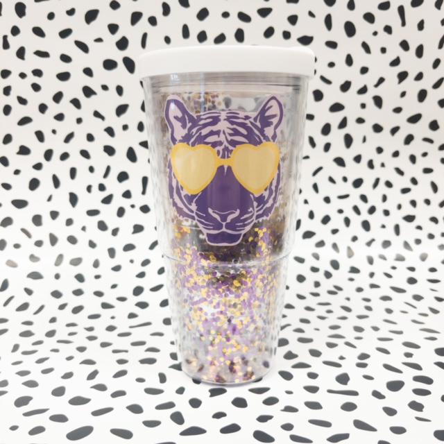 Tiger Confetti Acrylic Tumbler