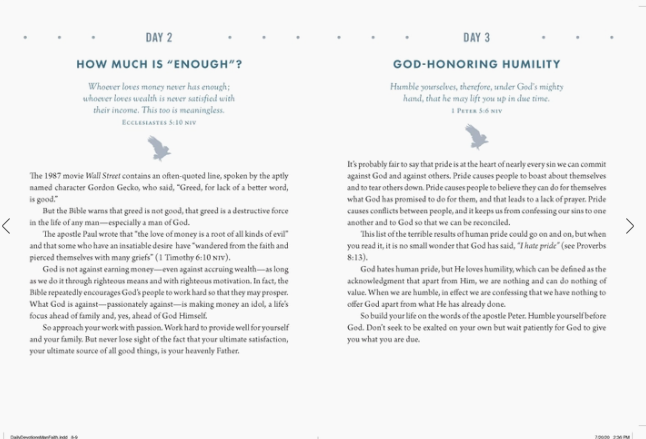 Daily Devotions For a Man of Faith