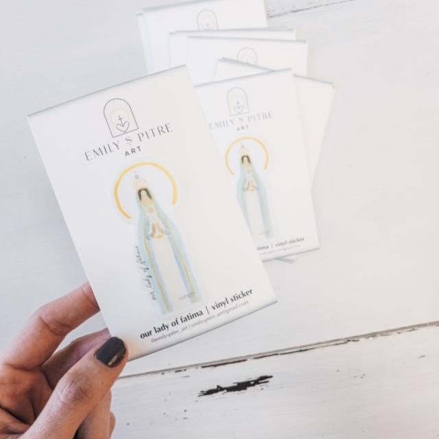 Our Lady of Fatima Sticker
